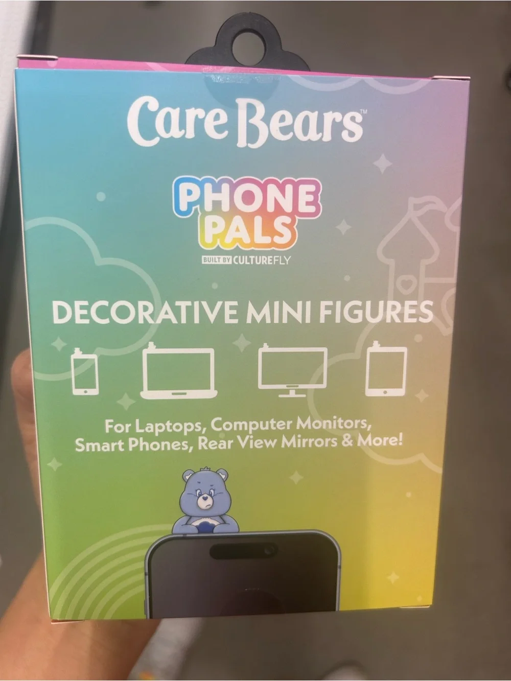Care Bears Phone Pals Decorative Mini Figures - Pink & Blue (Set of 2)